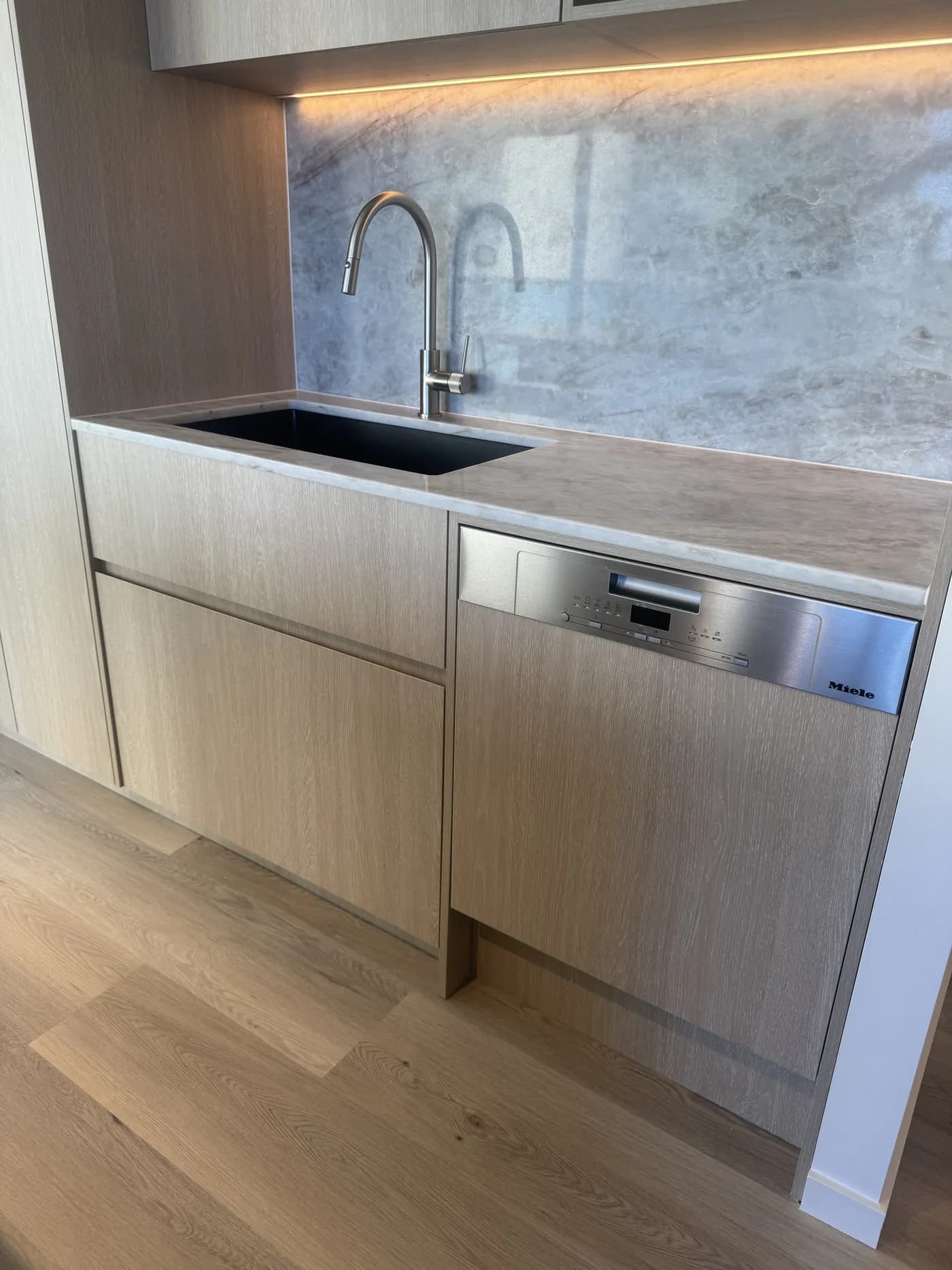 Apartment kitchen sink tapware — Apartment Renovation, Gold Coast
