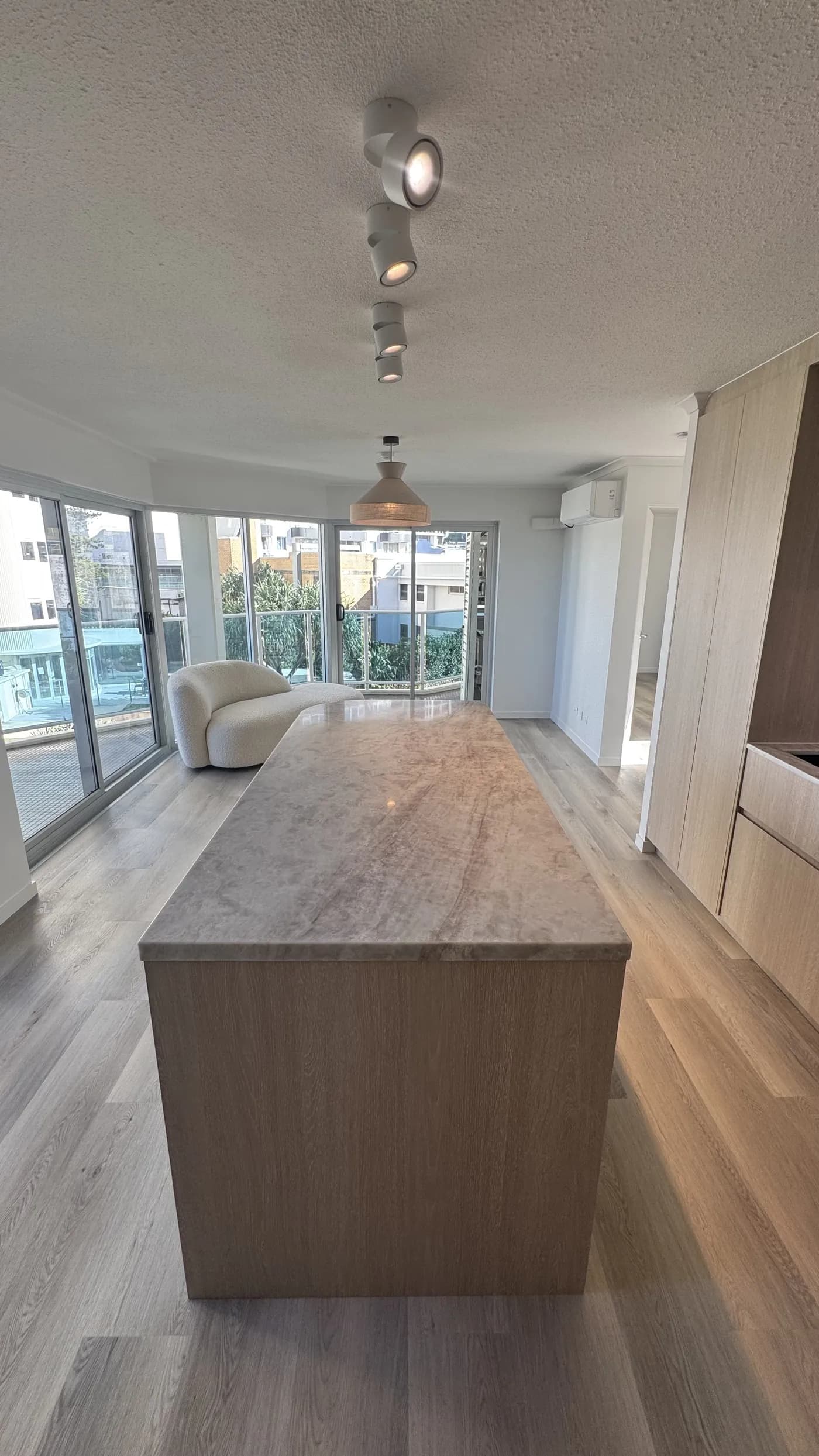 Apartment open plan living gold coast — Apartment Renovation, Gold Coast