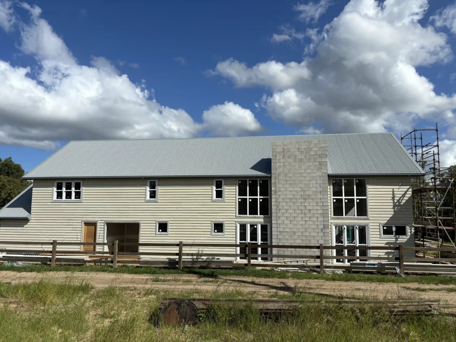 The full two storey Mundoolun build in view, the whole scope that gets priced in the construction proposal